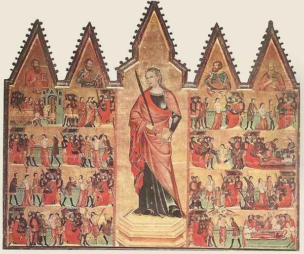The Life of St Eulalia c. 1350 - view 1