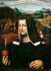 Ex Voto dedicated to St Catherine of Siena 1347-80 by Bernardino Luini