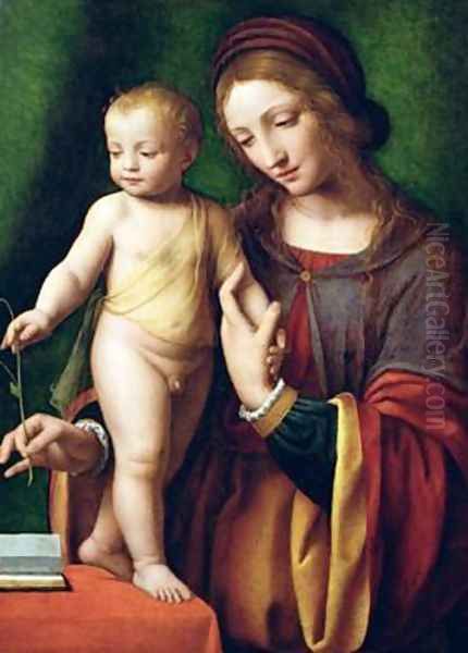 The Virgin and Child with a Columbine 3 - view 1