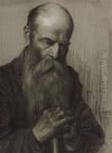 Damen- Und Herrenportrat by Wilhelm Dachauer