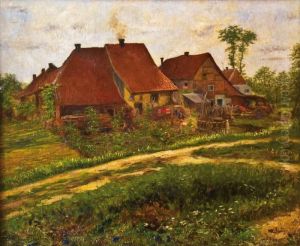 Niederkassel Am Rhein by Eduard Daelen