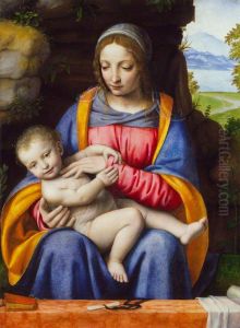 The Virgin and Child in a Landscape