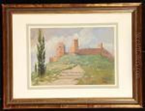 Veduta Di Assisi by Ernst Dargen