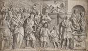 L'empereur Marc Antoine Offrant Un Sacrifice