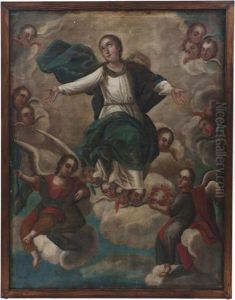 Virgen Inmaculada. by Jacinto De Aguilar