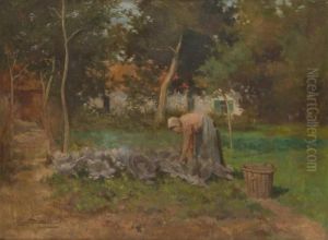 La Cueillette Des Choux Rouges by Armand De Beul