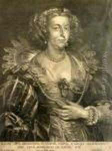 Illvss. Dna. Genovefa. D'vrphe, Vidva. Caroli. Alexand. Dvc. Croi. Marchion. De Harve by Pieterde Jonghe Ii De Jode