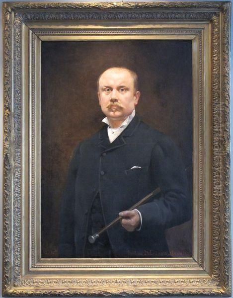 Portrait D'homme De Qualite A La Canne - view 1