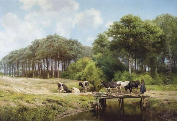 Vachere Et Troupeau - view 1