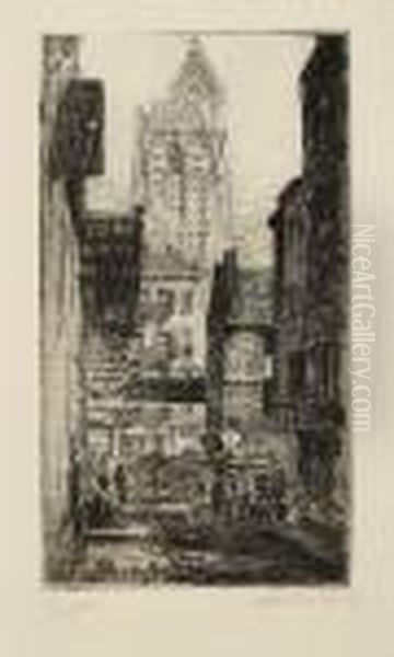 Fletcher Street, New York - view 1