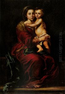 Virgin and Child with a Rosary 1650-55 by Bartolome Esteban Murillo