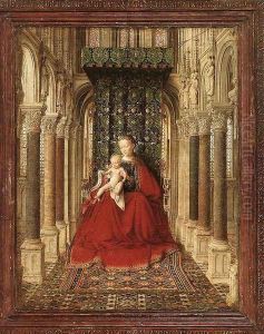 Small Triptych (central panel) c. 1437 by Jan Van Eyck