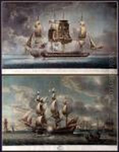 An Outward-bound East Indiaman Sailing From The Downs An Outward-bound East Indiaman Sailing From The Downs