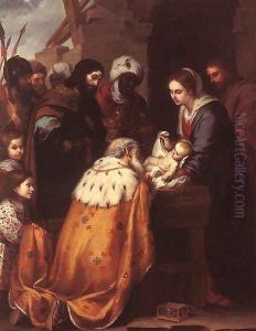 Adoration of the Magi 1655-60 by Bartolome Esteban Murillo