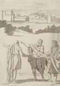 Apollo And Neptune Advising Laomedon, After Domenichino