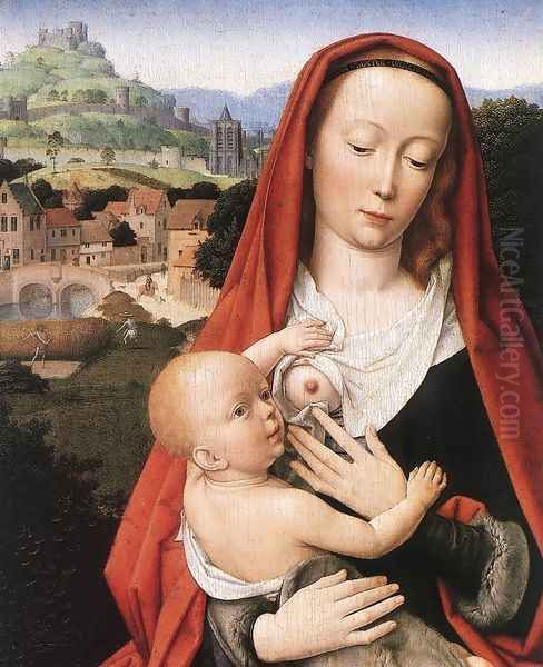 Mary and Child (detail) 1490 - view 1