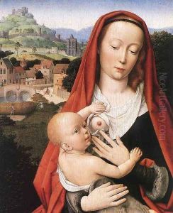 Mary and Child (detail) 1490