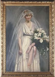 Portrait Of Mrs France-hayhurst by John Fred. Harrison Dutton