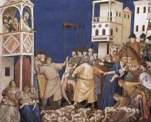 The Massacre of the Innocents 1310s by Giotto Di Bondone