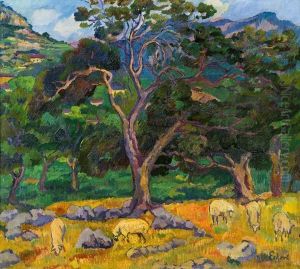 Landschaft In Pollencia (mallorca) by Robert Eckert