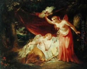 Psyche Enamoured of Cupid