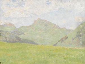 Sommerliche Berglandschaft by David Estoppey
