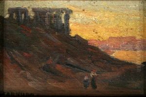Figures On A Path by Herbert Cyrus Farnum