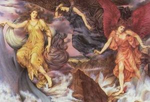 The Storm Spirits by Evelyn Pickering De Morgan