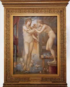 Pygmalion And The Image: III The Godhead Fires by Sir Edward Coley Burne-Jones