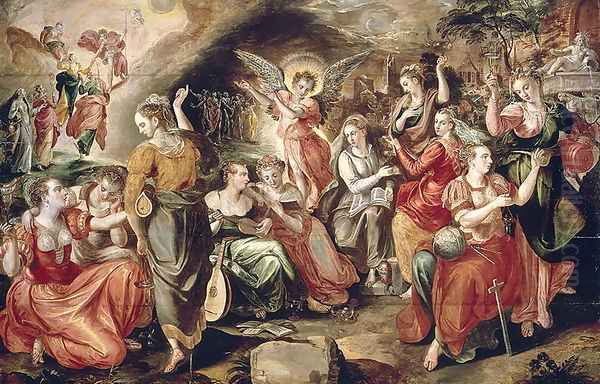 The Wise and the Foolish Virgins - view 1