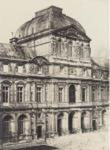 Pavillon De L'horloge Au Louvre Des Monuments De Paris by Fr. Alphonse Fortier