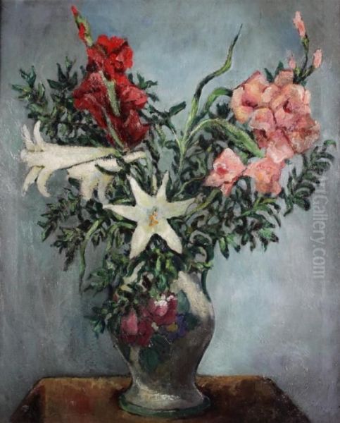 Still Life With Gladiolas - view 1
