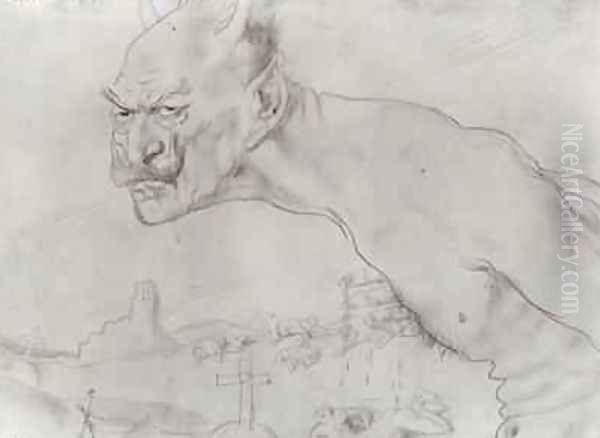 Kaiser Wilhelm as the Devil, 1914 - view 1