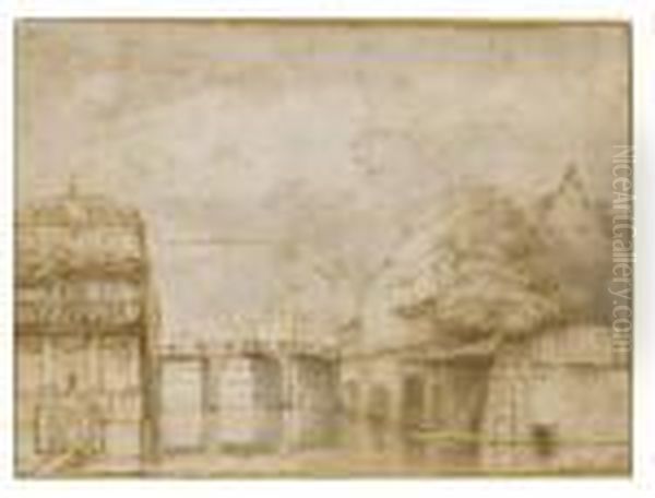 Town View With A Bridge - view 1