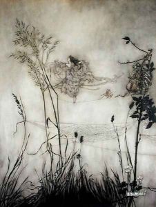 The Fairies are Exquisite Dancers, illustration in Peter Pan in Kensington Gardens by J.M Barrie 1860-1937 1906 by Arthur Rackham