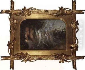 Fairies Looking through a Gothic Arch by John Anster Fitzgerald