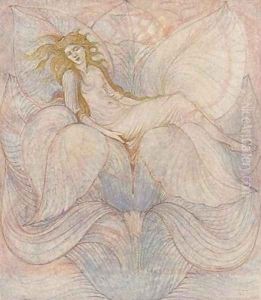 The Heart of the Lotus by Sir Edward Coley Burne-Jones