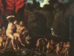 Venus and Mars 1605-10 by Carlo Saraceni