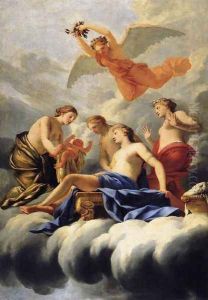 The Birth of Cupid 1645-47 by Eustache Le Sueur