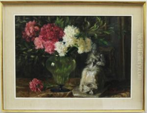 Natura Morta Con Fiori by Giuseppe Ghiringhelli