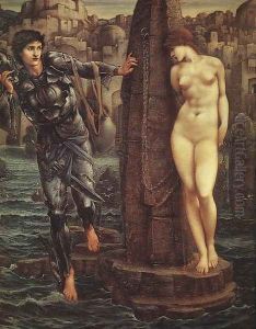 The Rock of Doom by Sir Edward Coley Burne-Jones