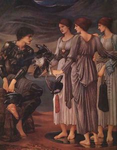 The Arming of Perseus 1885 by Sir Edward Coley Burne-Jones