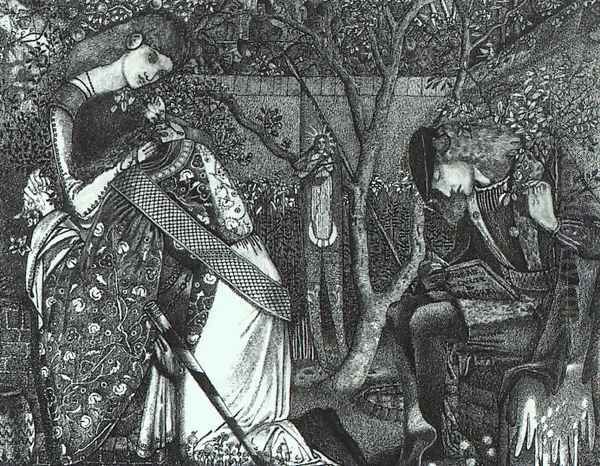 The Knight's Farewell 1858 - view 1