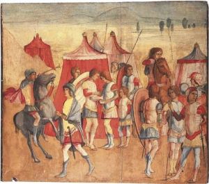 A Roman Encampment by Nicoloursino V. Ii Giolfino