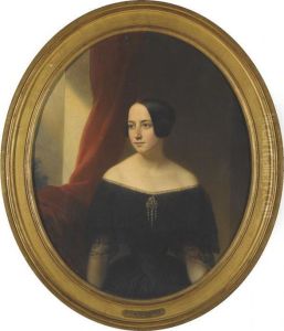 Portrait De La Comtesse De Durfort by Charles Gomien
