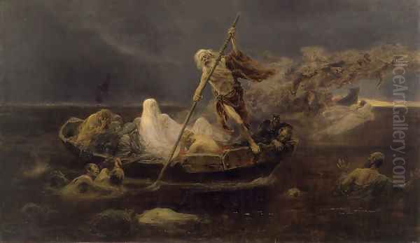 La Barca de Caronte (The Barque of Charon) by Jose Benlliure Y Gil