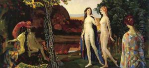 Jewel-Bearing Tree of Amity by Arthur Bowen Davies