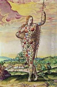 A Young Pictish Woman by Jacques le Moyne de Morgues