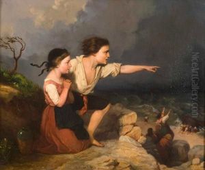 Fanciulli Accorrono Al Salvataggio Dei Naufraghi