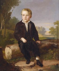 Portrait Of A Boy by Carl Gutsch